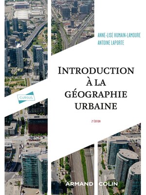 cover image of Introduction à la géographie urbaine